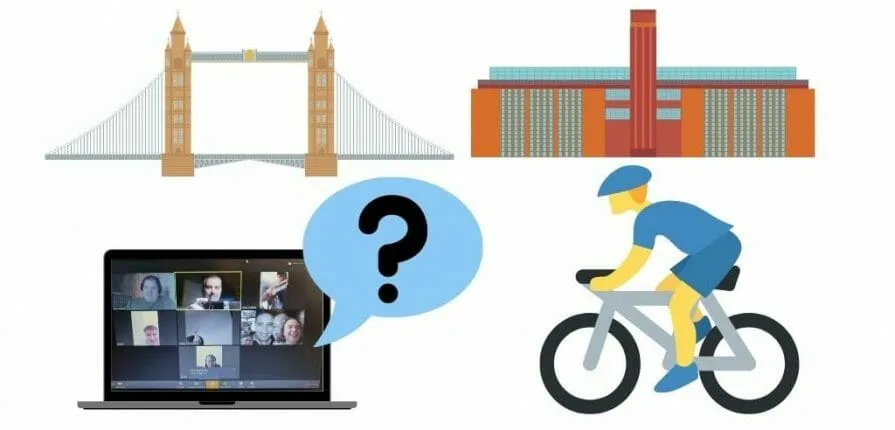 Cycling to Tower Bridge