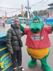 Youth group at Adventure island