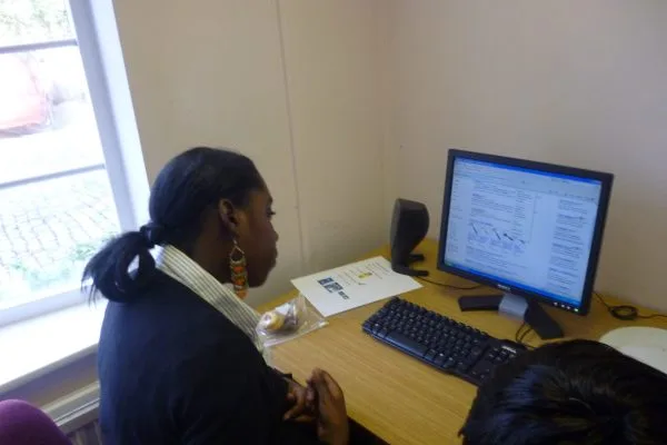 Generate member working in the office