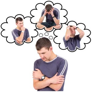 a person is worried